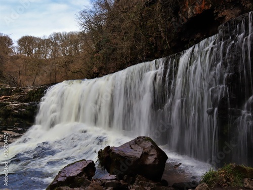 Waterfall in the forest of South Wales © Pip