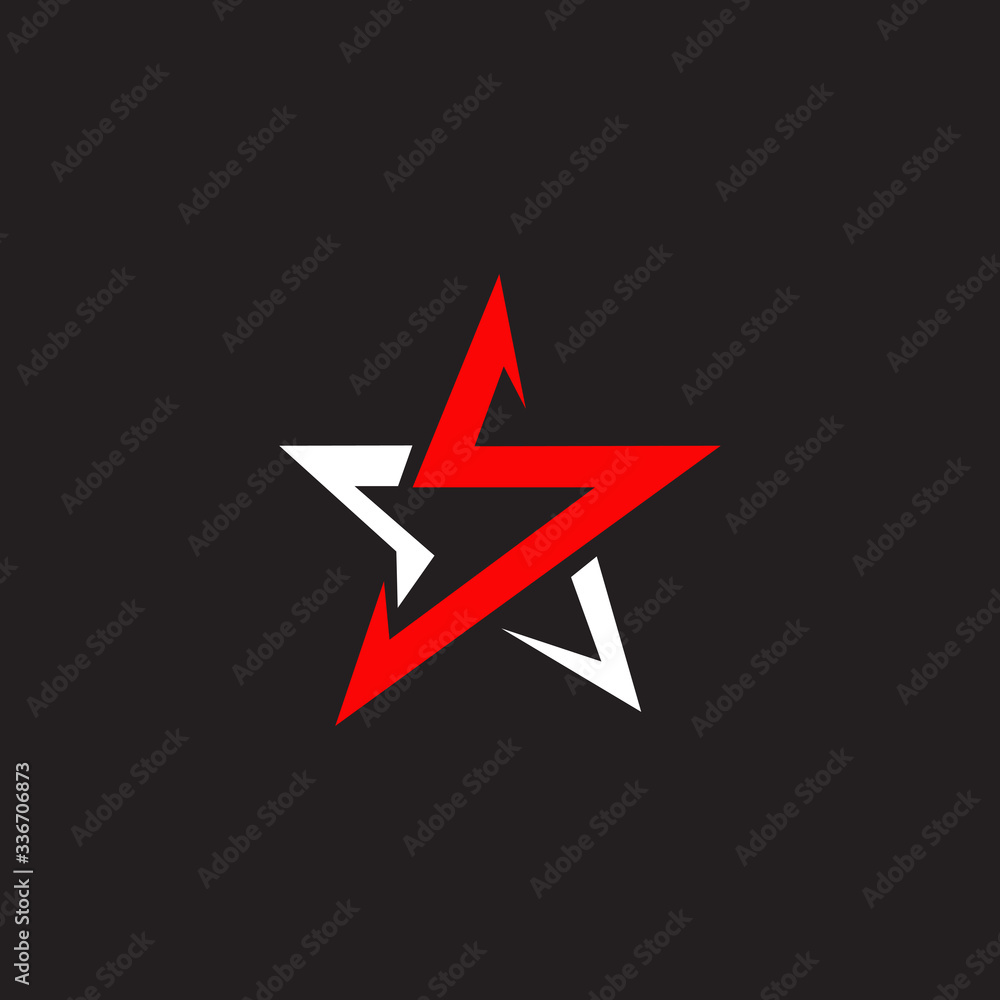 Star icon logo design for business company Star icon logo design for business company