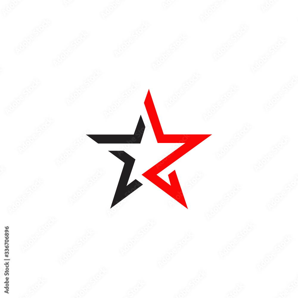 Star icon logo design for business company Star icon logo design for business company