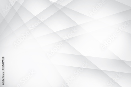 Abstract geometric white and gray color background. Vector, illustration.