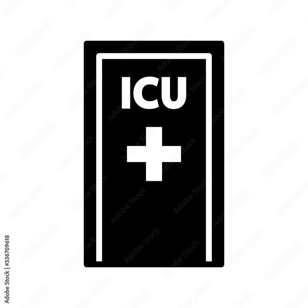 ICU room icon design, flat style trendy collection ICU room icon design, flat style trendy collection