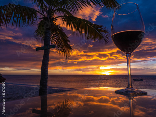 Wine time during another beautiful Grand Turk sunset.  Beautiful By Nature - Turks and Caicos Islands