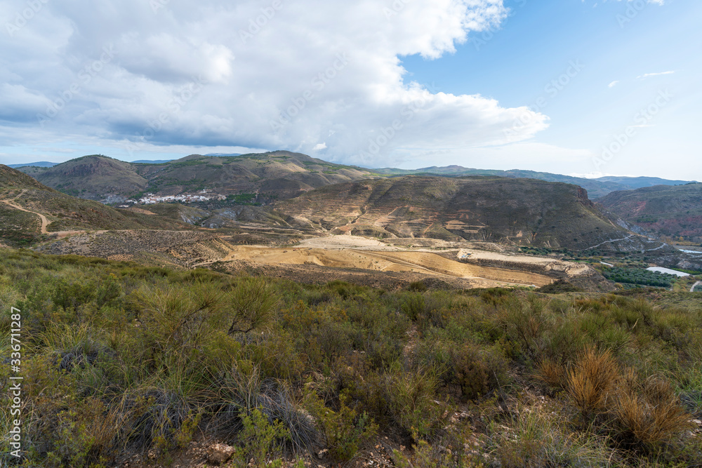 Mountainous landscapes near Ugijar (Spain)

