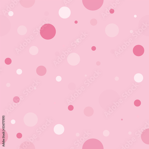Pink background with circle design. Vector illustration. Eps10 