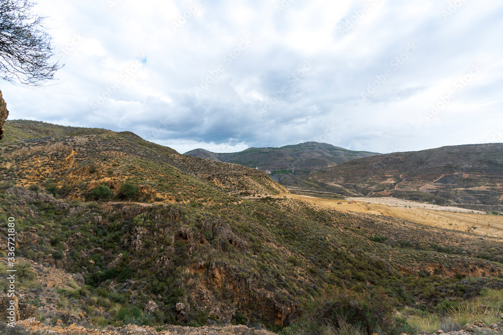 Mountainous landscapes near Ugijar (Spain)

