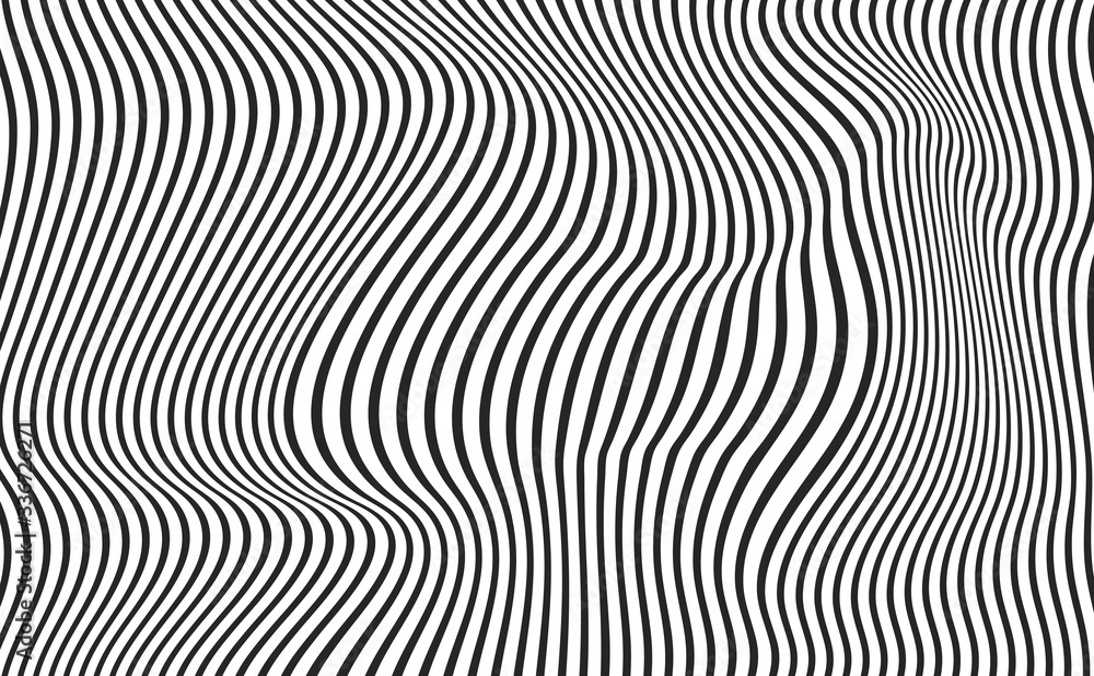 Wave lines strip pattern background