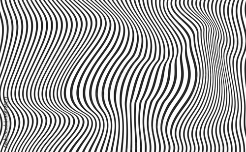 Wave lines strip pattern background