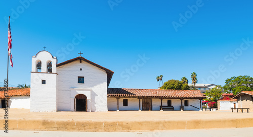 The Presidio Chapel in Santa Barbara, California