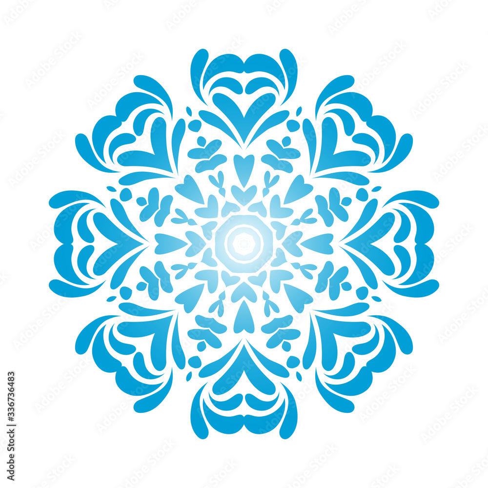Circle Snowflake Circle Snowflake