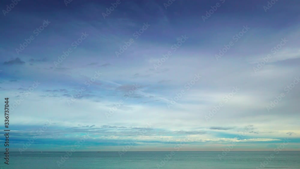 Clouds moving over mediterranean sea, Spain. Time lapse Clouds moving over mediterranean sea, Spain. Time lapse