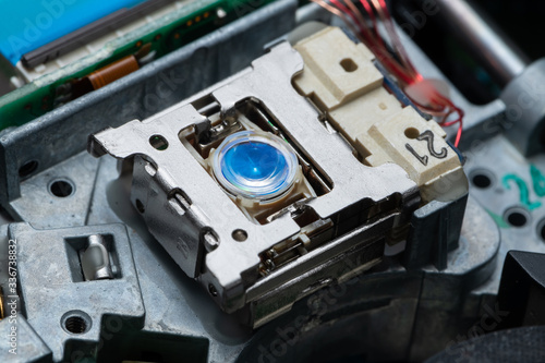 Wallpaper Mural laser lens of the dvd player close up with a large depth of field Torontodigital.ca