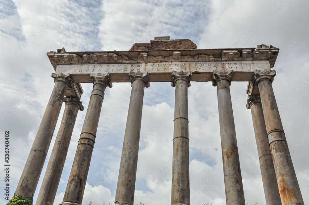 Temple of Saturn at the Forum Romanum
