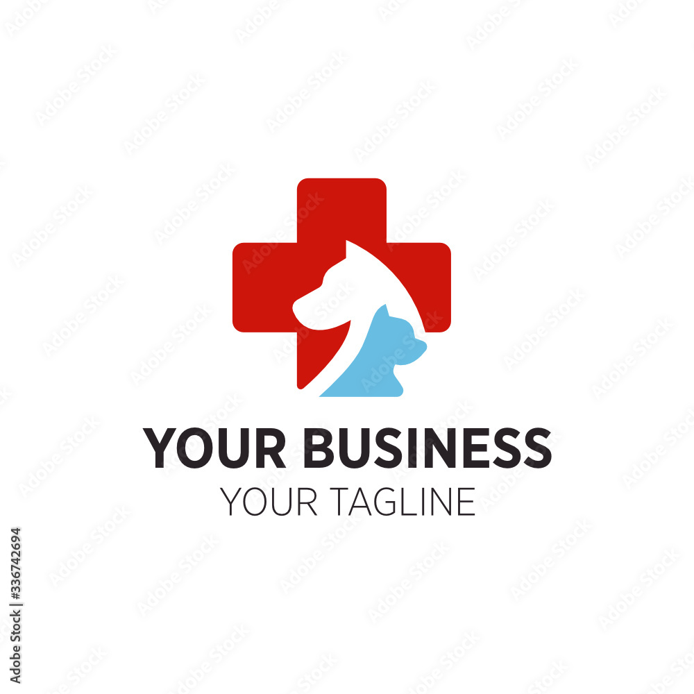 Dog and Cat Health Logo for Animal health, veterinary, medical business Dog and Cat Health Logo for Animal health, veterinary, medical business