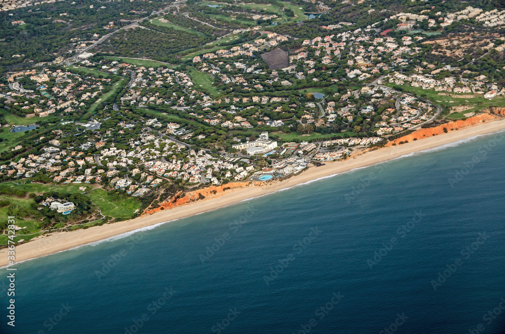 Dona Filipa Hotel, Algarve Coast - Aerial View