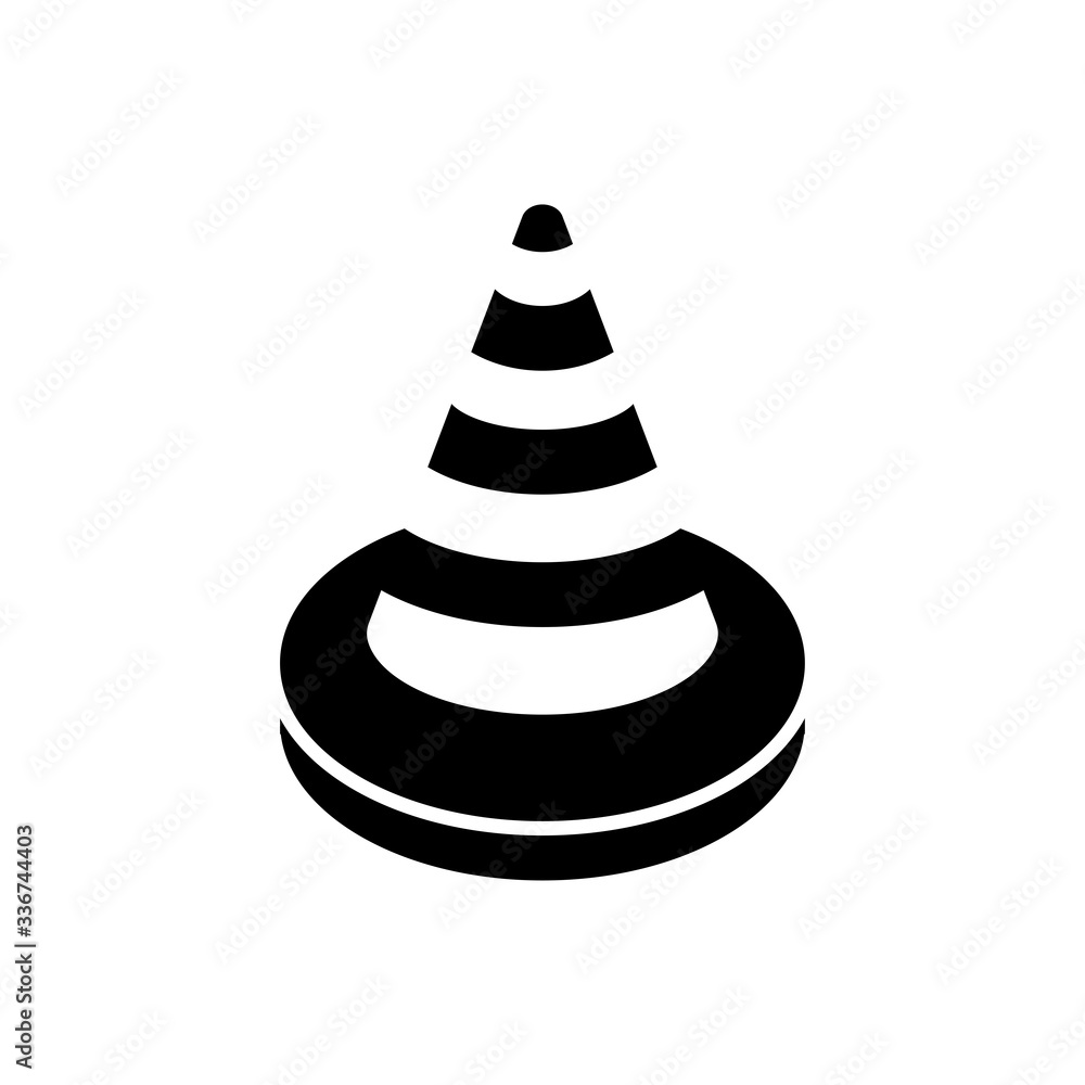 cone vector icon, traffic cone icon vector logo template cone vector icon, traffic cone icon vector logo template