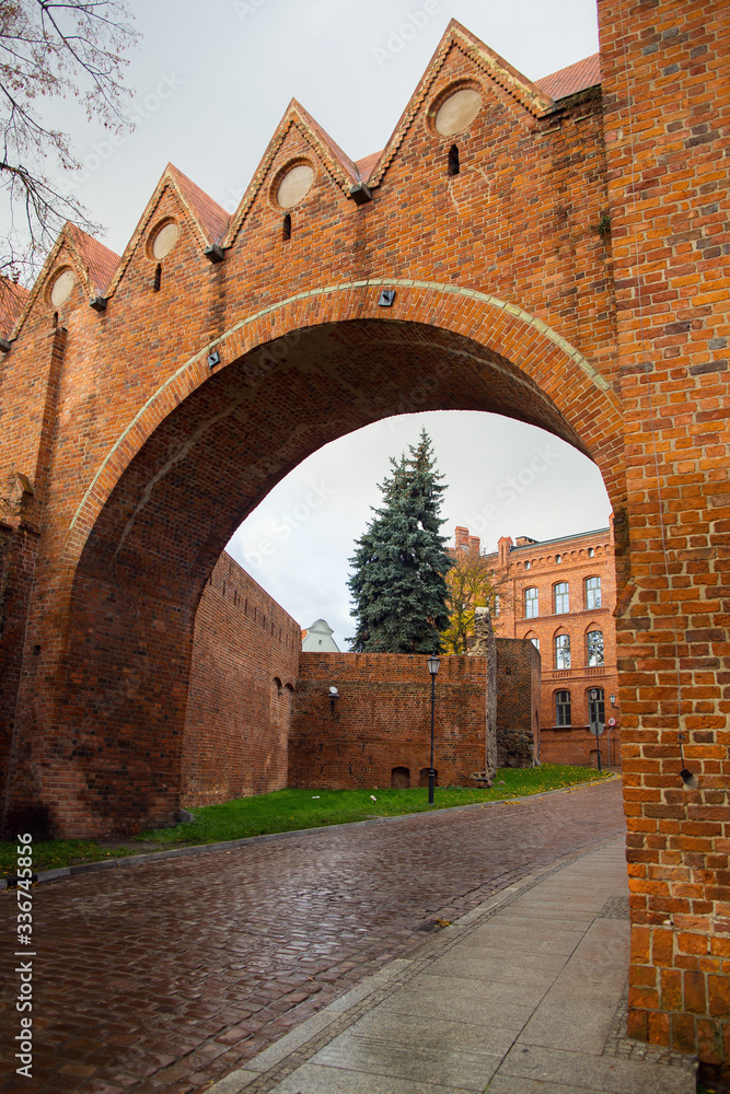 Gothic architecture in Torun, Poland