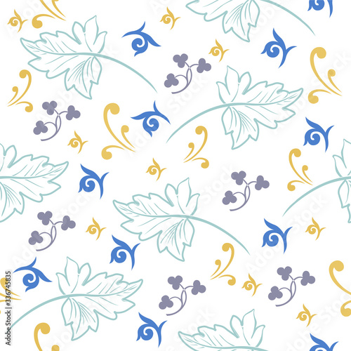 textile seamless design pattern in illustrator