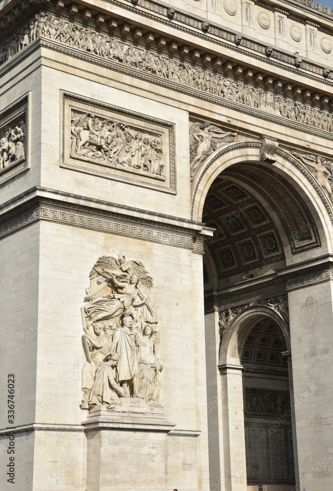 Arc de Triomphe à Paris, France