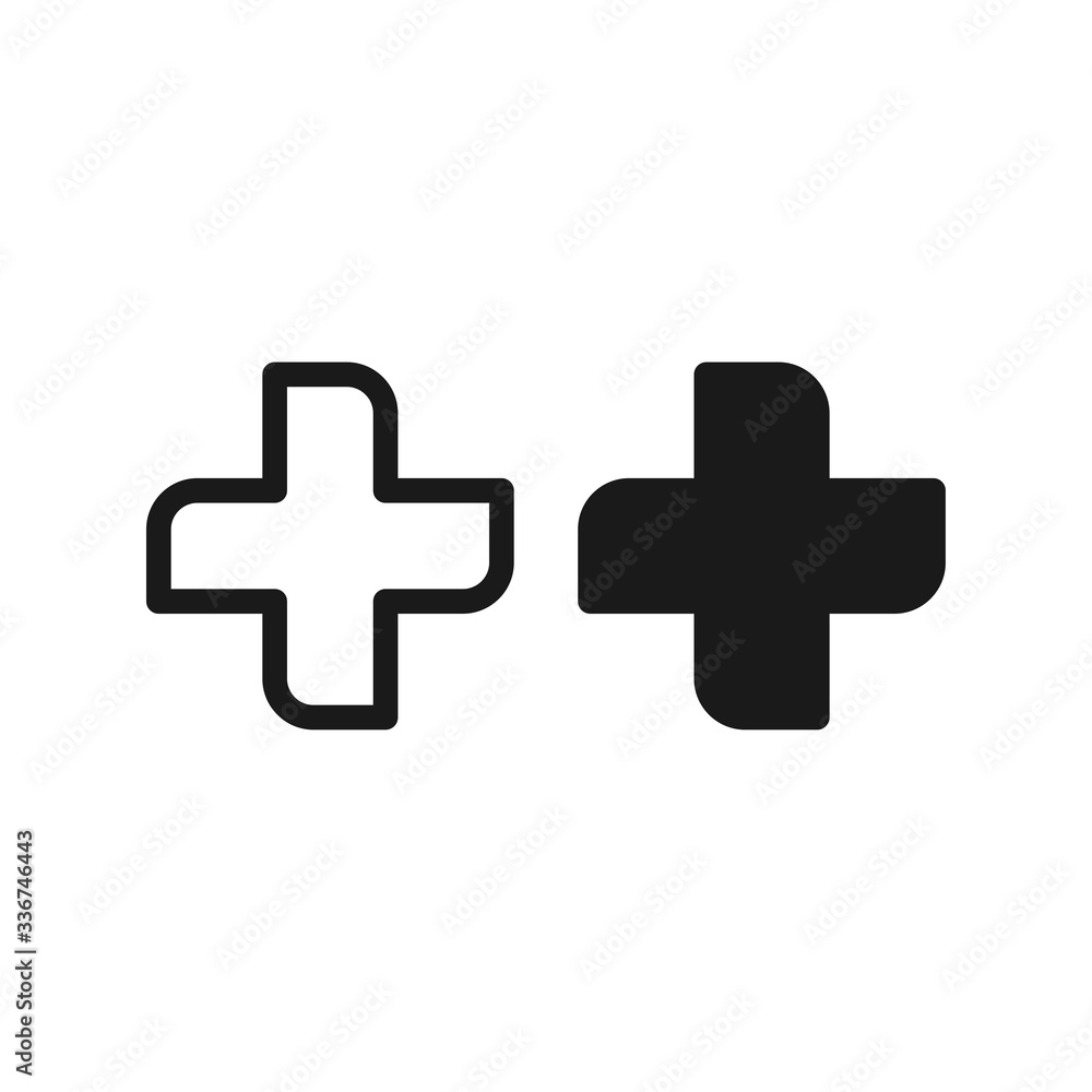 medical cross icon vector logo template medical cross icon vector logo template