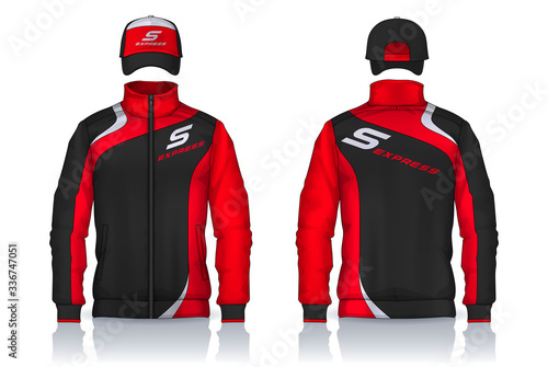 Delivery uniform,Jacket and cap templates design, Corporate Work Shirts.