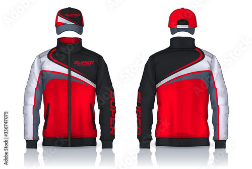 Delivery uniform,Jacket and cap templates design, Corporate Work Shirts.