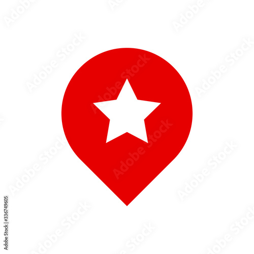 map pin icon vector logo template, locator icon