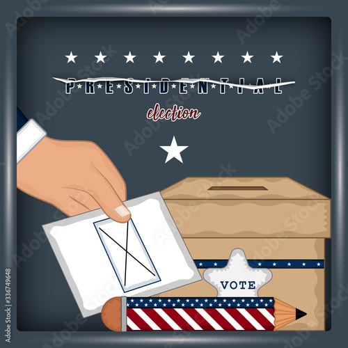 Presidential election poster