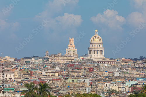Panorama of Historic shoreline of Havana, Cuba. © Curioso.Photography
