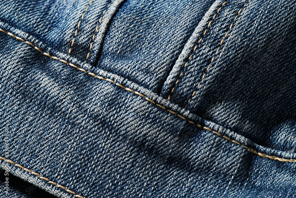 Jeans natural clean background macro photo, dark blue pattern texture, design for background with copy space for text Jeans natural clean background macro photo, dark blue pattern texture, design for background with copy space for text