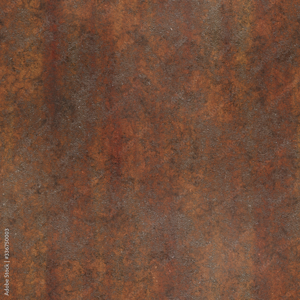 Rusty red brown seamless pattern.