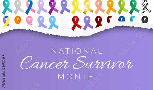 National Cancer Survivor Awareness Month Illustration