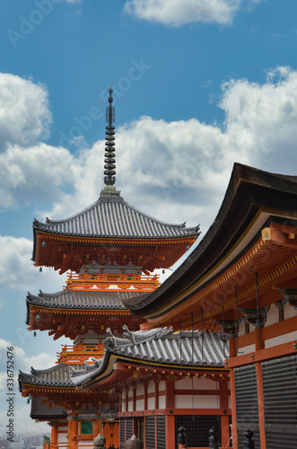 Kiyomizudera temple in kyoto Japan