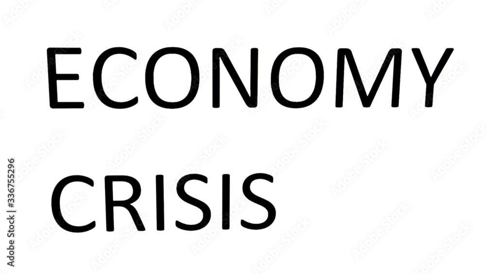 Man is typing text Economy crisis. Consequences of coronavirus people isolation during quarantine.
Man is typing text Economy crisis. Consequences of coronavirus people isolation during quarantine.