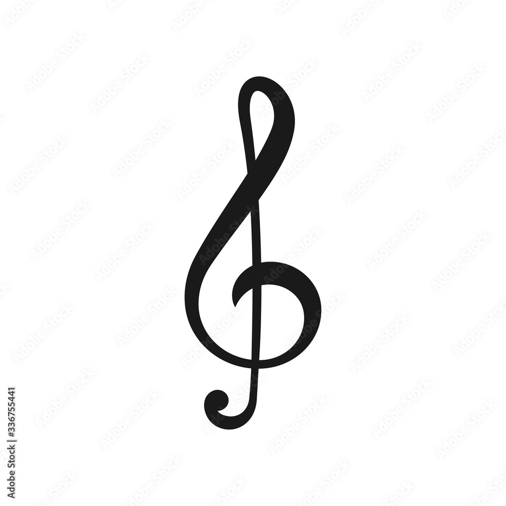 music note icon in trendy flat style music note icon in trendy flat style