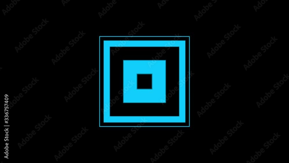 Accent Motion Graphics Pack With Blue Rippling Squares On Black Background Accent Motion Graphics Pack With Blue Rippling Squares On Black Background