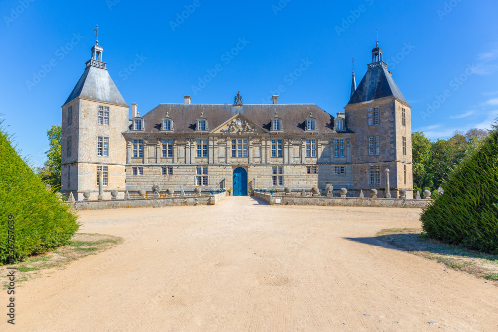 17 September 2019. Sully Castle in Burgundy, France.