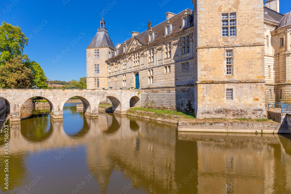 17 September 2019. Sully Castle in Burgundy, France.