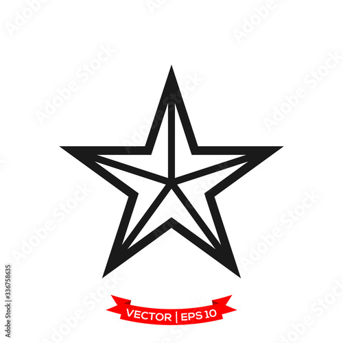 star icon in trendy flat style  star symbol