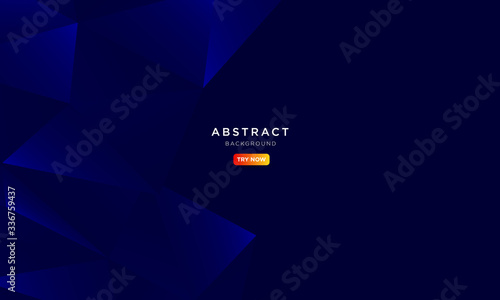 abstract blue background with a poly triangle texture. Diamond concept wallpapers or landing pages.