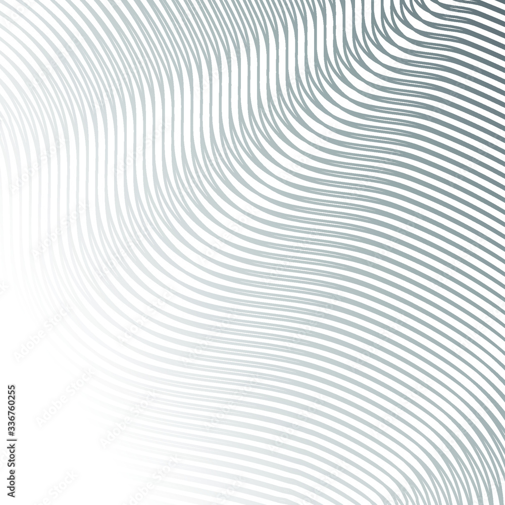 Grid curves vector pattern, geometric graphic design. Abstract background with white and gray gradient  reticulated intersecting lines. Curves grid texture for cover layout, banner.