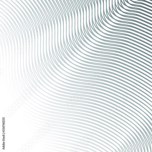 Grid curves vector pattern, geometric graphic design. Abstract background with white and gray gradient reticulated intersecting lines. Curves grid texture for cover layout, banner.