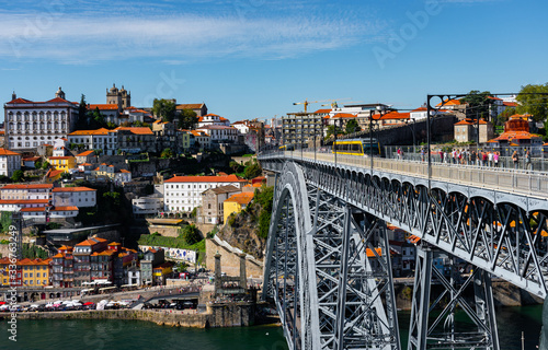 bridge in porto portugal photo