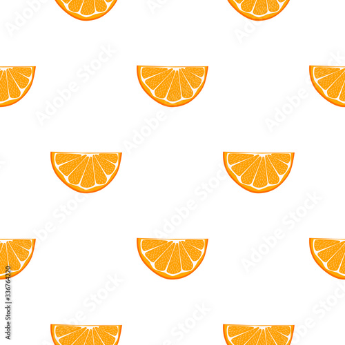 Illustration on theme big colored seamless orange