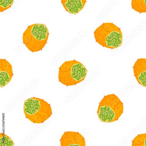 Illustration on theme big colored seamless kiwano