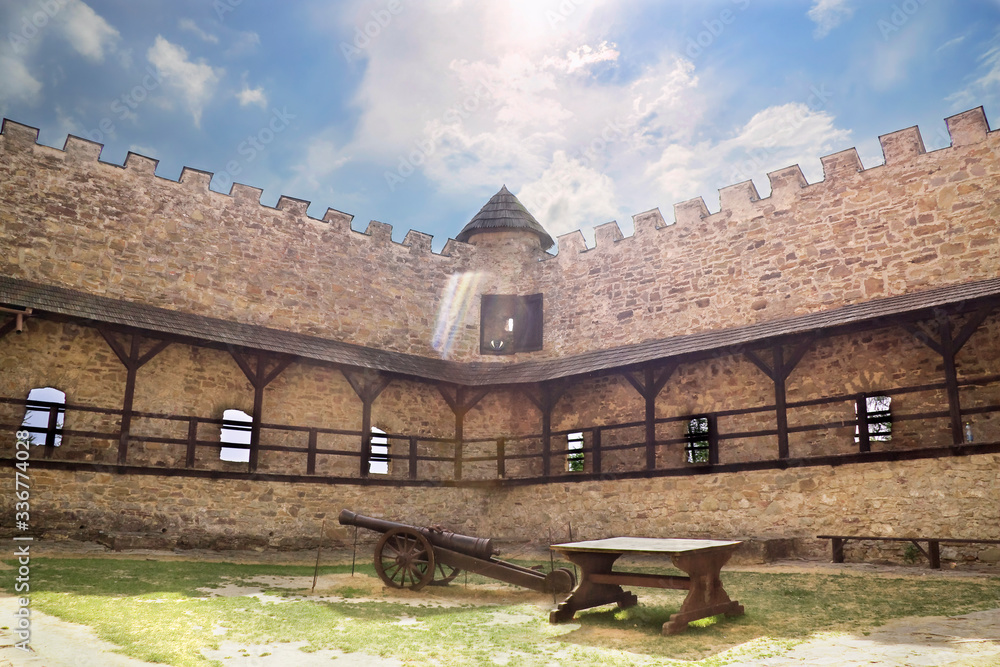 Gothic castle Stara Lubowna in Slovakia