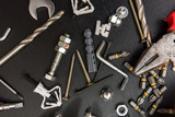 drill bits, screws, screwdriver bit bits and hexagon wrench for repair
