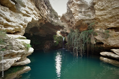 Cascada Salto del usero Bullas, región de Murcia