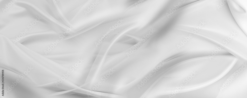 White silk fabric lines White silk fabric lines