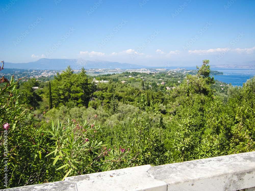 The beautiful nature at Corfu Island, Greece The beautiful nature at Corfu Island, Greece