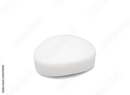 Soap on the white background with clipping path. photo